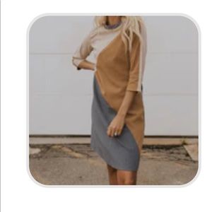 ROOLEE boutique color block dress